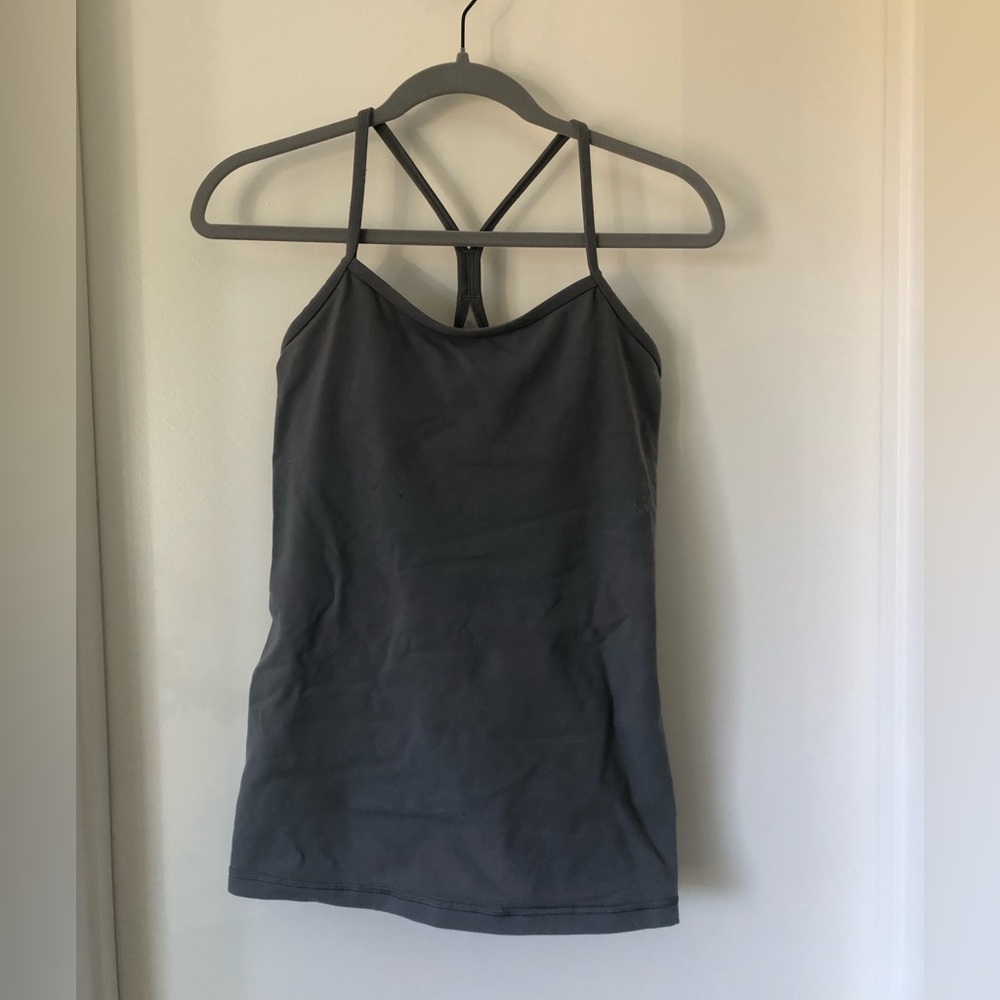 Gray Size 6 Lululemon Workout Tank